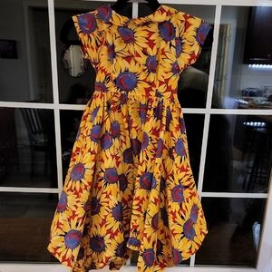 Sunflower Delight Kids Dress